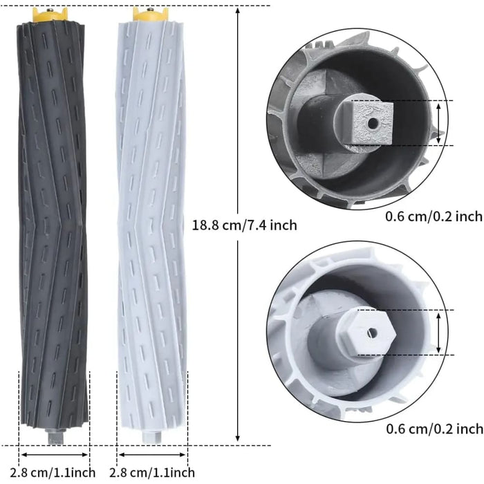 Rubber Brushes for Irobot Roomba 800/900 Series