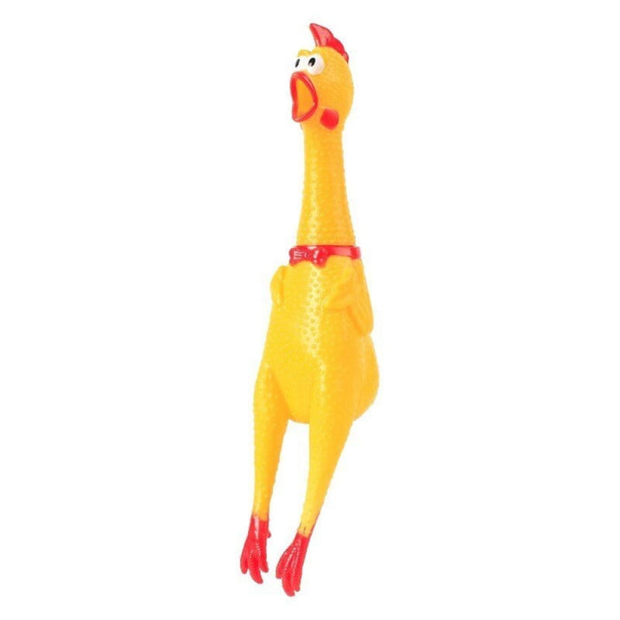 Rubber Squeaky Screaming Chicken Funny Sound Dog Toy