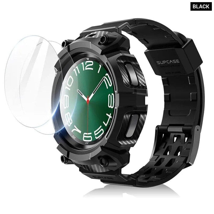 Rugged Protective Case with Strap Bands & 2pcs Screen