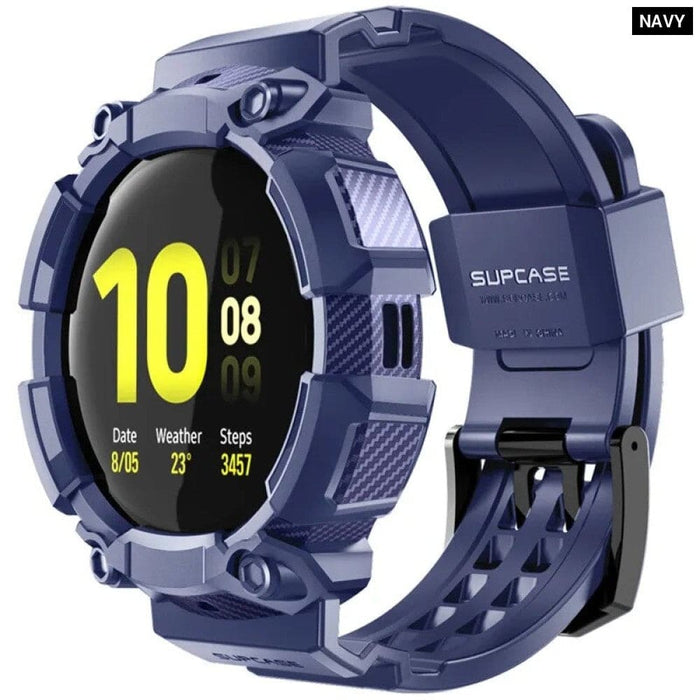 Rugged Protective Cover with Strap Bands for Samsung Galaxy