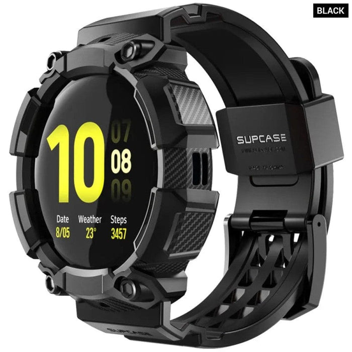 Rugged Protective Cover with Strap Bands for Samsung Galaxy