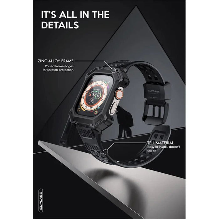 Rugged Protective Metal Case with 2 Screen Protector Band