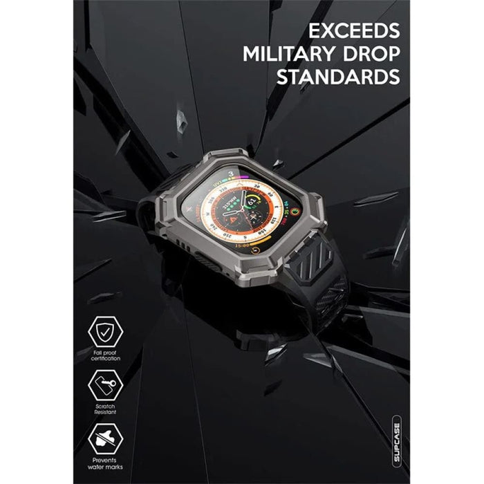 Rugged Protective Metal Case with 2 Screen Protector Band