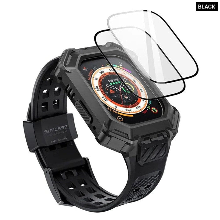 Rugged Protective Metal Case with 2 Screen Protector Band