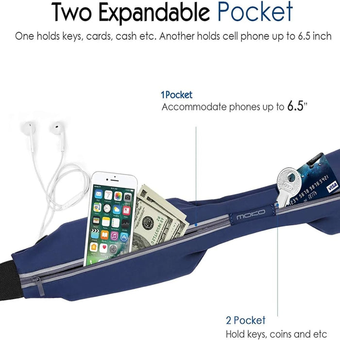 Running Waist Bag Sports Belt Pouch Mobile Phone Case Men