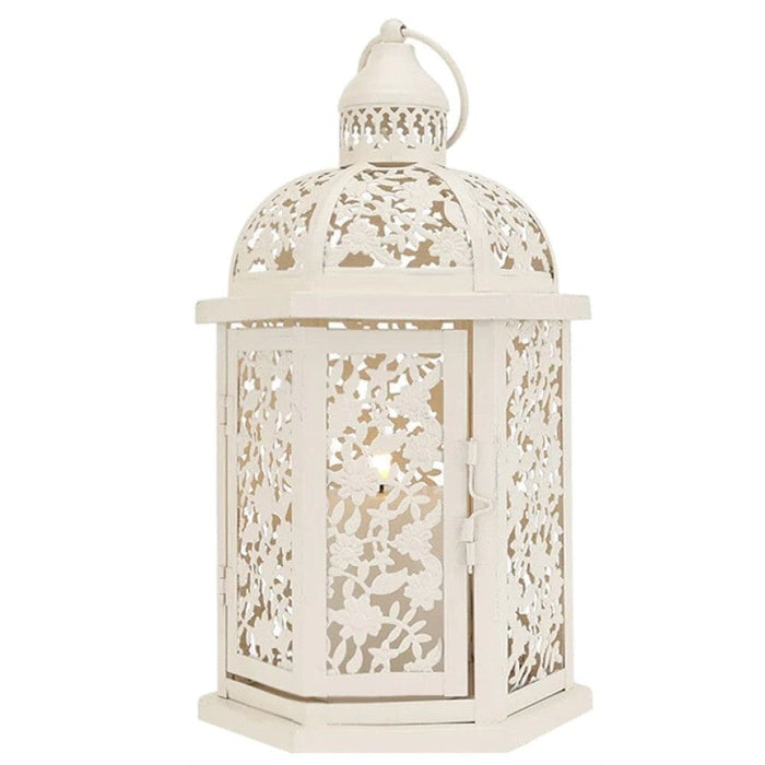 Rustic Farmhouse Candle Holder Lantern For Hanging
