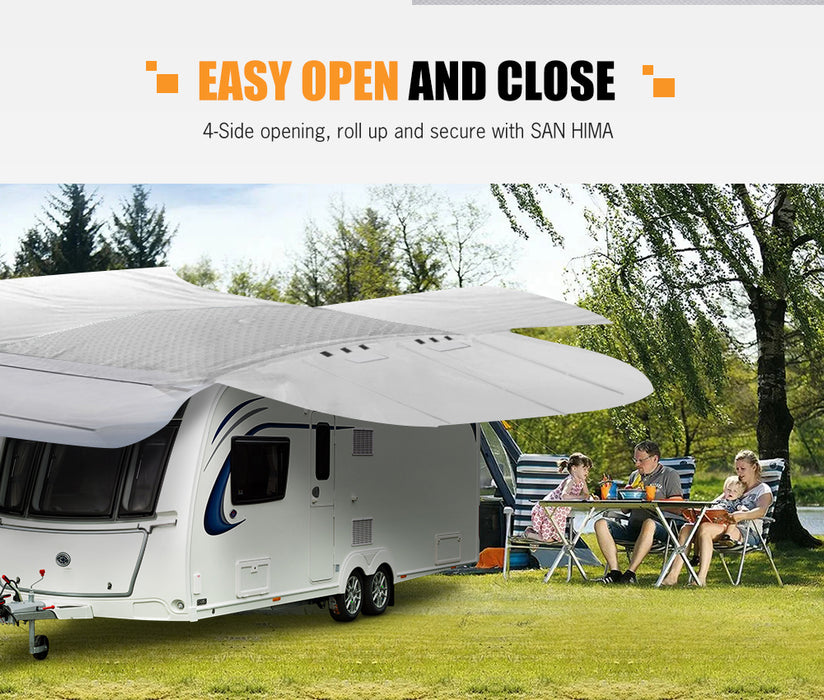 16-18Ft Caravan Cover Campervan 4 Layer Heavy Duty Uv Carry Bag Covers