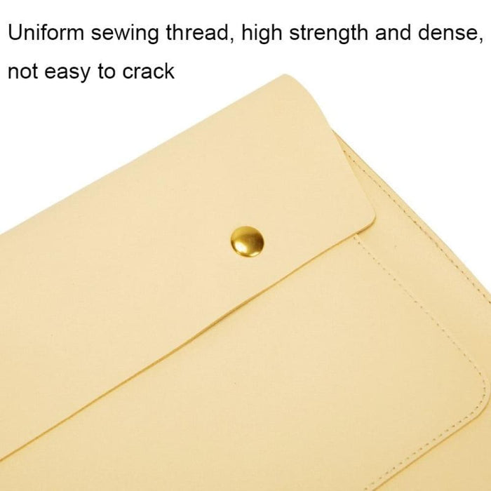 S178 3 In 1 Leather Waterproof Laptop Liner Bag 15 Inches