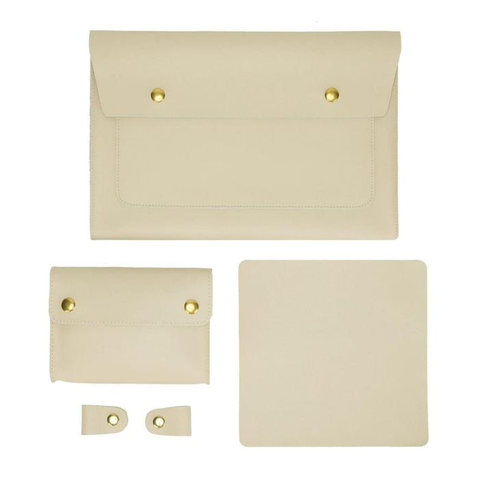 S178 3 In 1 Leather Waterproof Laptop Liner Bag Size 14