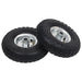 Sack Truck Wheels 2 Pcs Rubber 4.10 3.50 - 4