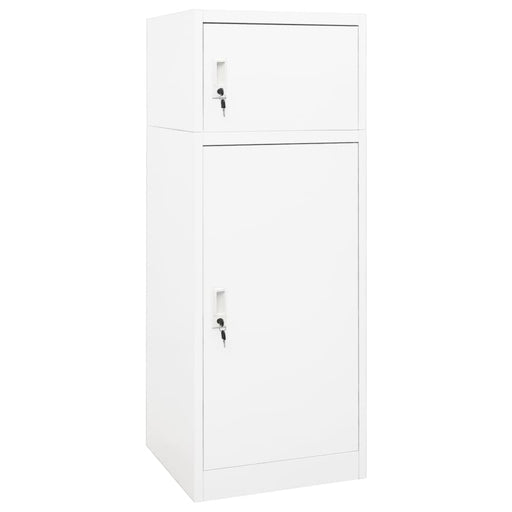 Saddle Cabinet White 53x53x140 Cm Steel Ttkpkk