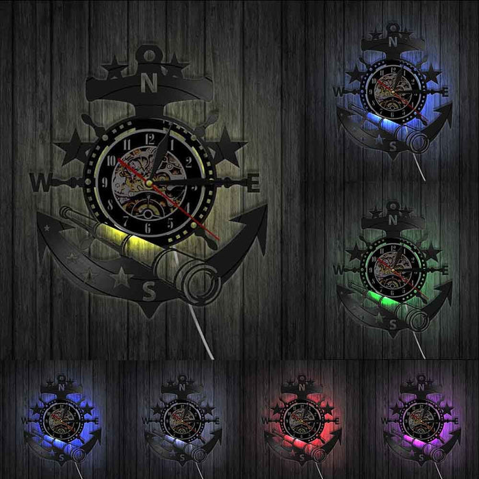 Sailing Boat Wall Art Yacht Design Home Deor Led Vinyl