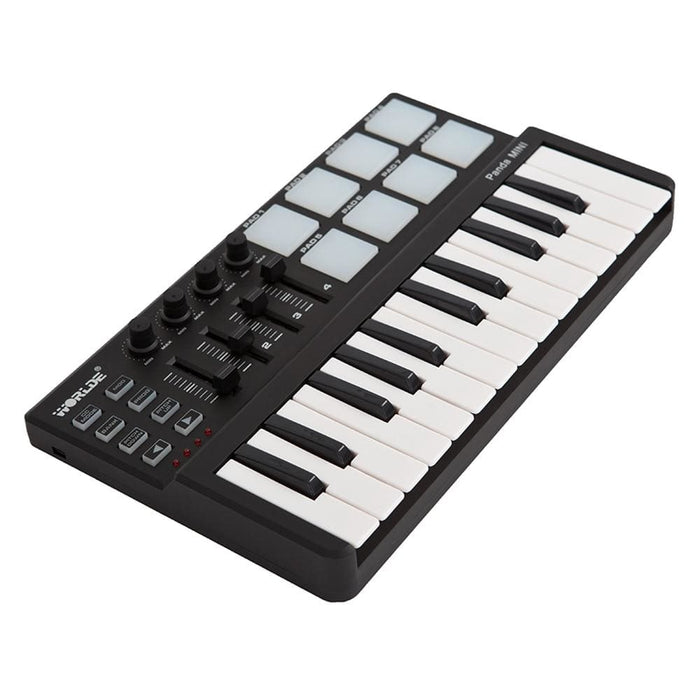 Hot - sale Portable Mini 25 - key Usb Keyboard And Drum Pad