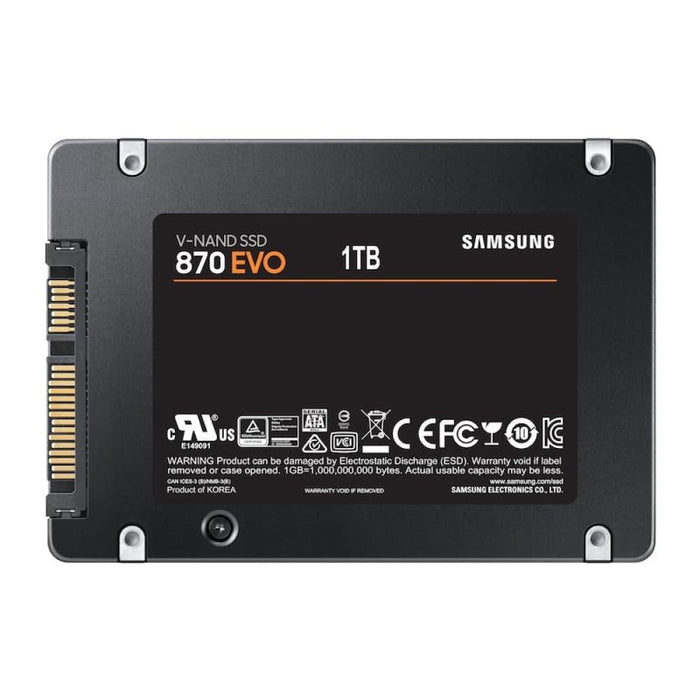 Samsung 870 Evo Sata3 2.5’ 1tb Ssd 5 Year Warranty