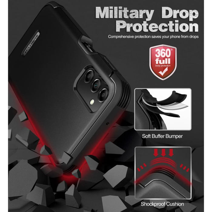 Samsung A14 Case Full Body Shockproof Armor With Screen