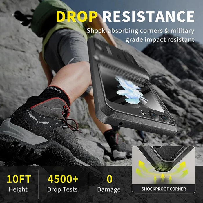 For Samsung Galaxy z Flip 5 Dual Layer Rugged Shockproof