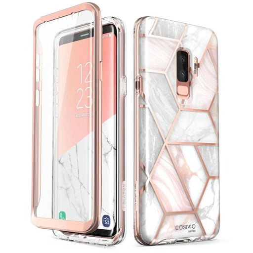 For Samsung Galaxy S9 Plus Case Full-body Glitter Marble