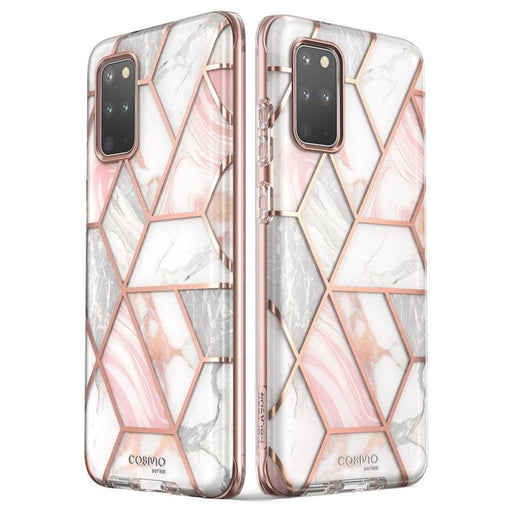 For Samsung Galaxy S20 Plus + 5g Glitter Marble Bumper Cover