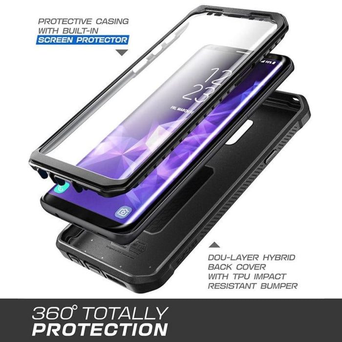 For Samsung Galaxy S9 Rugged Holster Case Cover