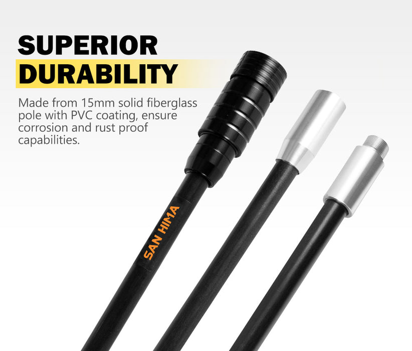 3X1M Recovery Sand Flag Safety Flag Simpson Desert Quick Connector Base