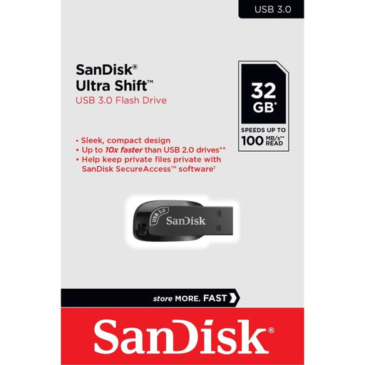 Sandisk 32gb Ultra Shift Usb 3.0 Flash Drive Sdcz410 - 032g