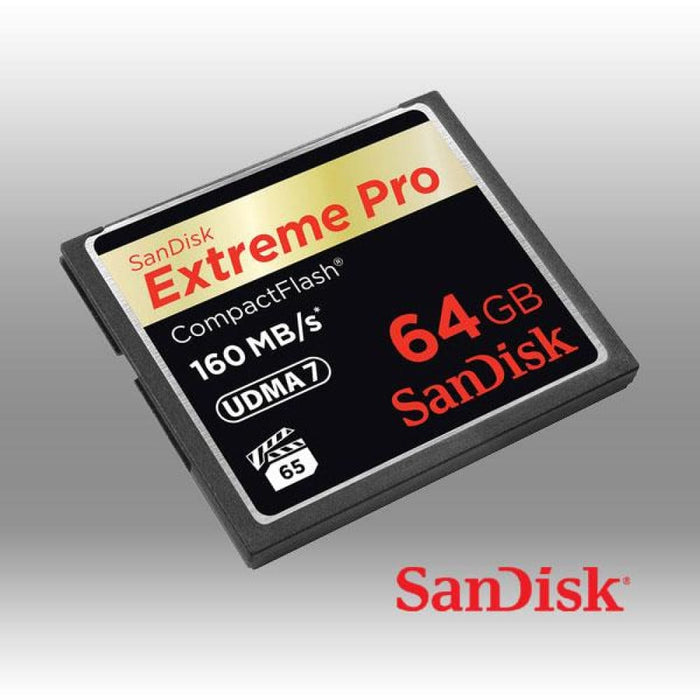 Sandisk Extreme Pro Cfxp 64gb Compactflash 160mb s Sdcfxps