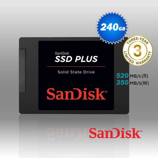 Sandisk Ssd Plus 240gb 2.5 Inch Sata Iii Sdssda - 240g