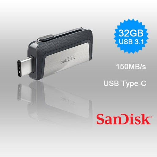 Sandisk Ultra 32gb Sdddc2 - 032g Dual Usb Drive Type - c 3.1