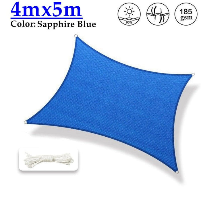 Sapphire Blue Thicken Densified Hdpe Sunshade Net Garden