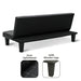 Sarantino 2 Seater Modular Faux Pu Leather Fabric Sofa Bed