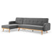 Sarantino 3 - seater Corner Sofa Bed With Chaise Lounge