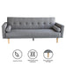 Sarantino 3 Seater Linen Sofa Bed Couch With Pillows