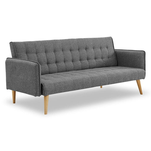 Sarantino 3 Seater Modular Linen Fabric Sofa Bed Couch