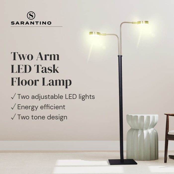 Sarantino Led Metal Floor Lamp