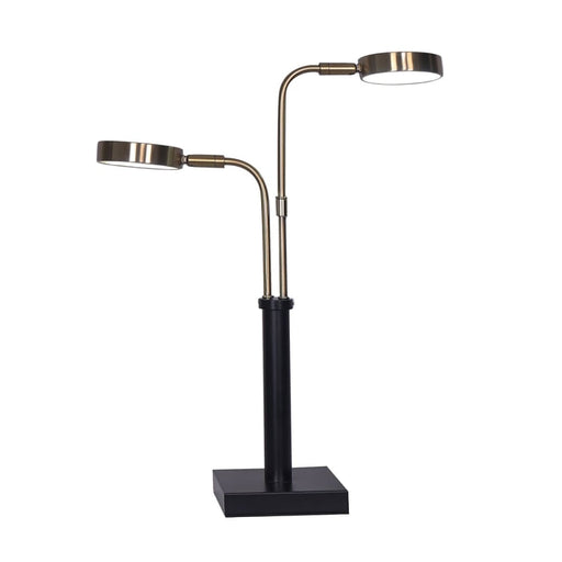 Sarantino Led Metal Table Lamp with 2 Lights Brushed Gold