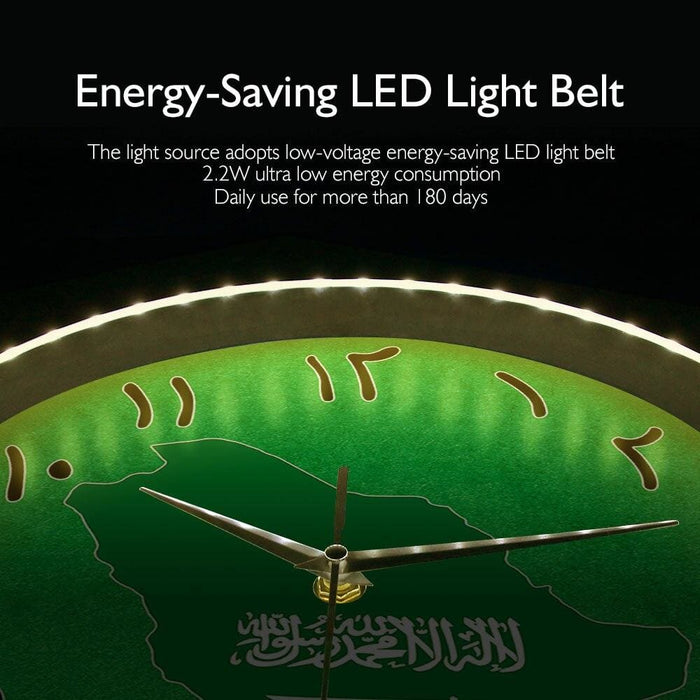 Saudi Arabia Country Map Modern Design Metal Frame Wall