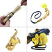 Saxophone Cleaning Care Kit 3pcs Cloth + Mouthpiece Brush
