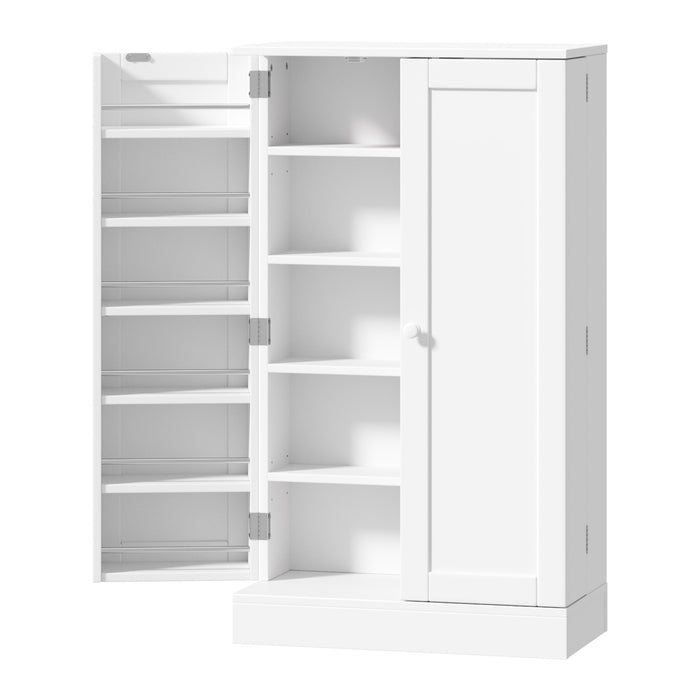 Buffet Sideboard Cabinet 2 Doors Cupboard Pantry Kitchen Storage White