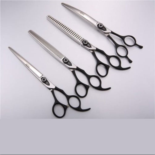 Dog Scissors Set Straight Thinning Curved Pet Grooming Kits