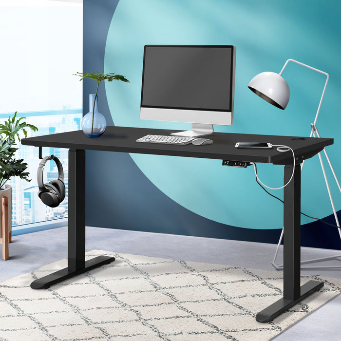 Standing Desk Dual Motor Electric Stand Table Height Adjustable 140Cm