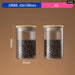 Sealed Glass Coffee Bean Canister with Bamboo Lid