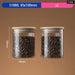 Sealed Glass Coffee Bean Canister with Bamboo Lid