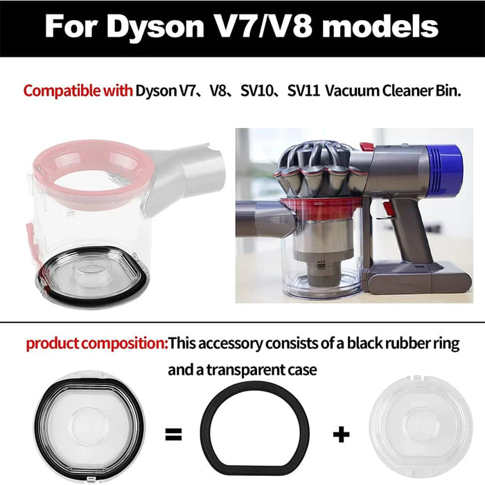 Sealing Ring and Lid for Dyson V6