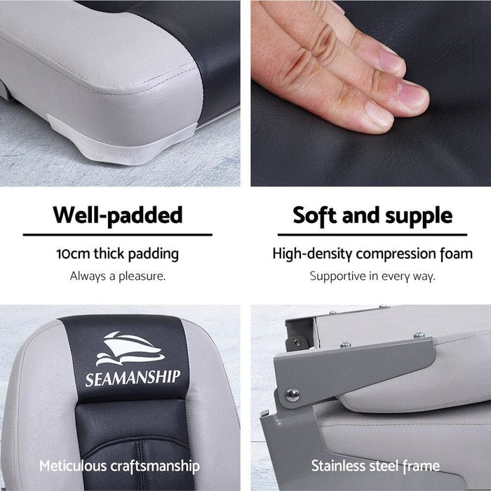 Goslash Picks Seamanship Set of 2 Folding Boat Seats Seat