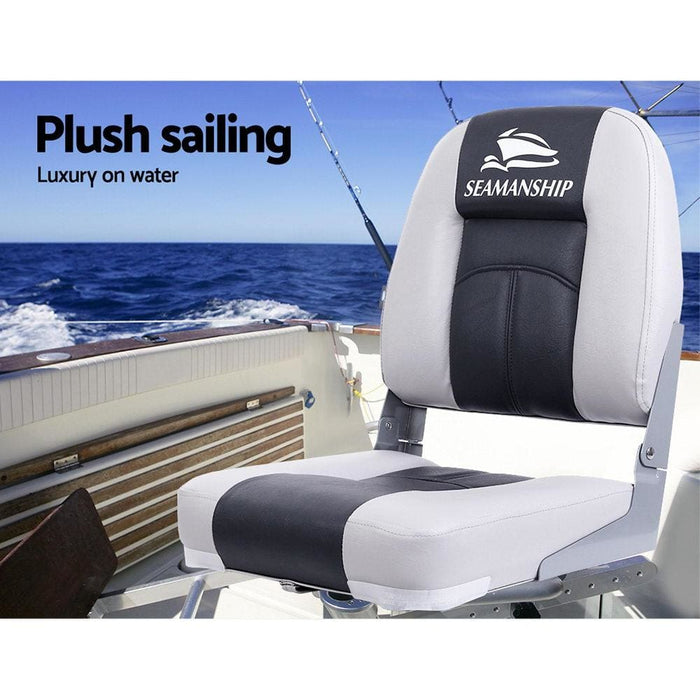 Goslash Picks Seamanship Set of 2 Folding Boat Seats Seat
