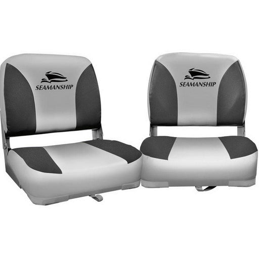 Goslash Picks Seamanship Set of 2 Folding Swivel Boat Seats