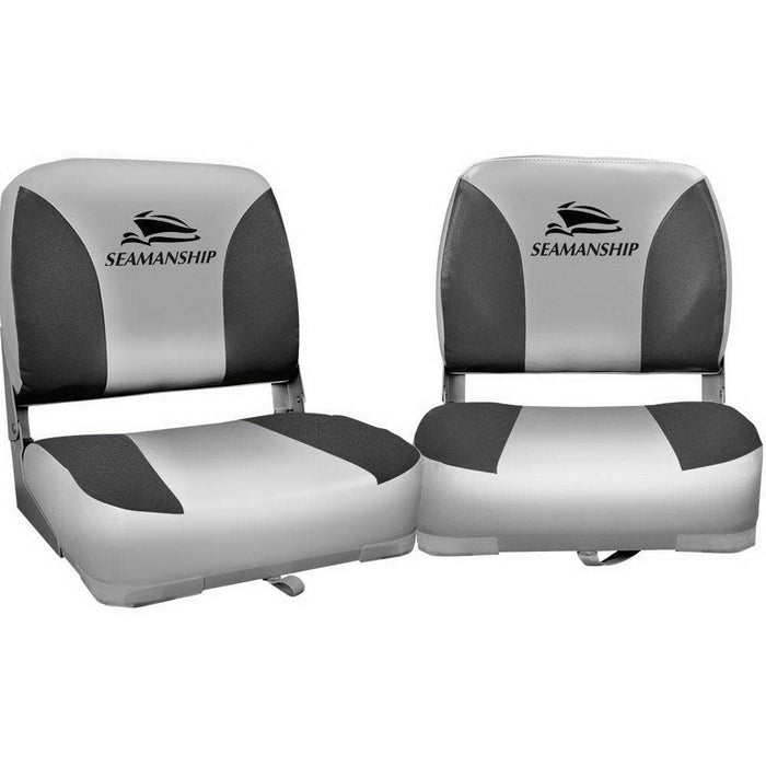Goslash Picks Seamanship Set of 2 Folding Swivel Boat Seats