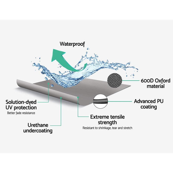 Goslash Picks Seamanship 25 - 27ft Waterproof Boat Cover