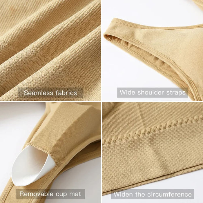 Seamless Plus Size Bralette for Women