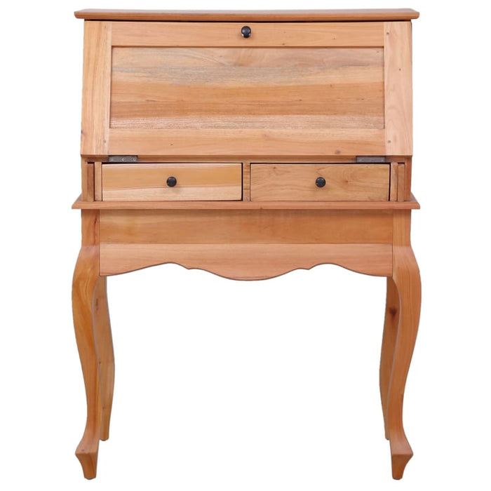 Secretary Desk 78x42x103 Cm Solid Mahogany Wood Xntnax